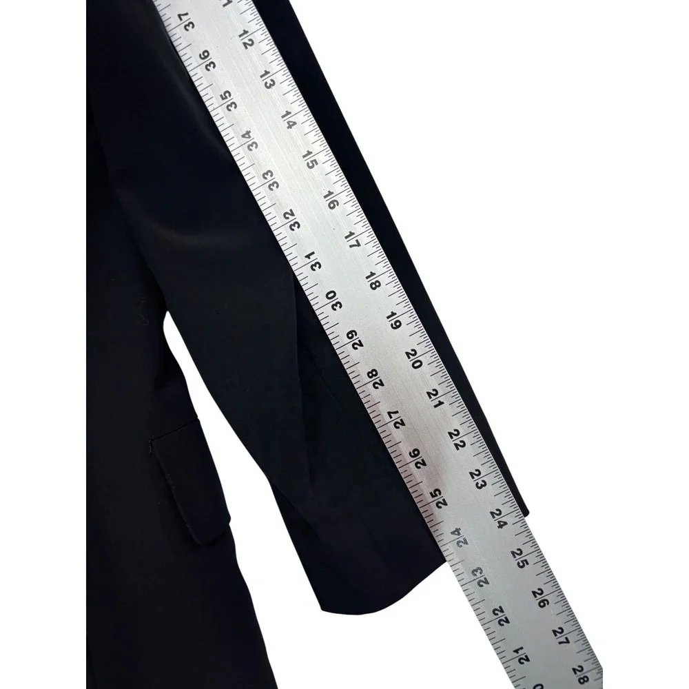 vtg Oxxford 46R Black Tuxedo Jacket Blazer Grosgrain Formal Dinner Wool Evening
